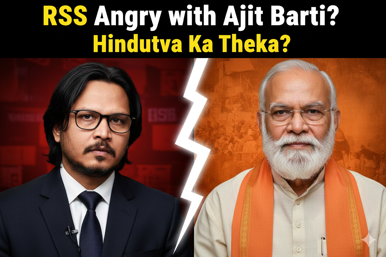 Ajit Bharti vs RSS Controversy
