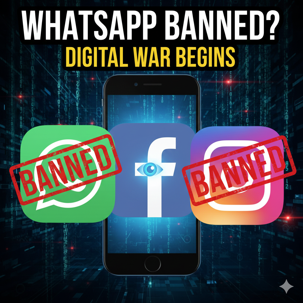 WhatsApp Facebook Instagram Ban